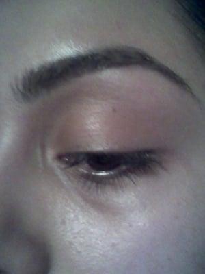 Freshly done brows