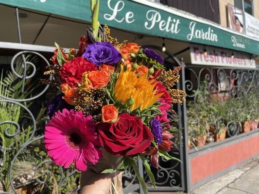 This wonderful, family run flower shop gives personalized service and allows me to  create the perfect bouquet for my wife.