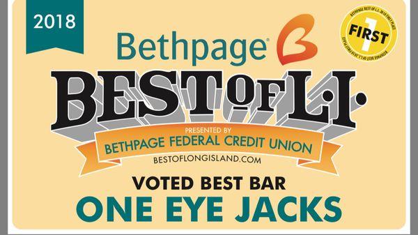 Winner of Best of LI for best bar!