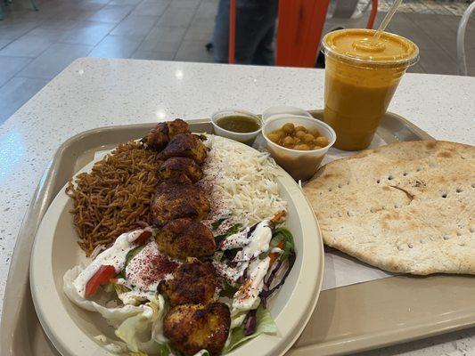 Chicken Kabob Platter