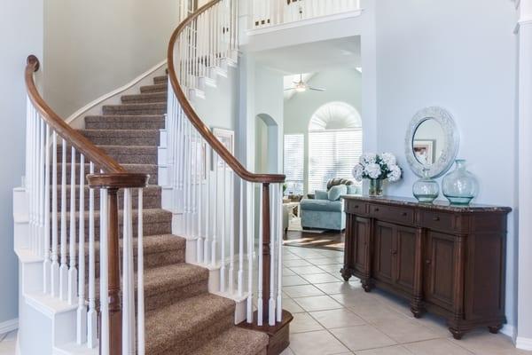 Soft and beautiful foyer