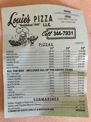 Louie's Pizza