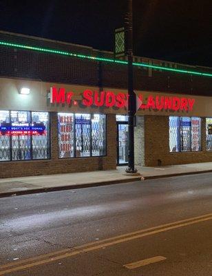 Mr. Sudsy Laundromat  1010  W. 79th CHICAGO  FREE DRY WITH WASH