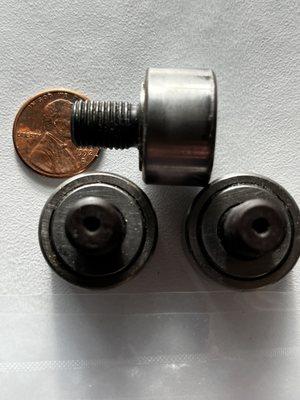 Bearings minus the nuts.