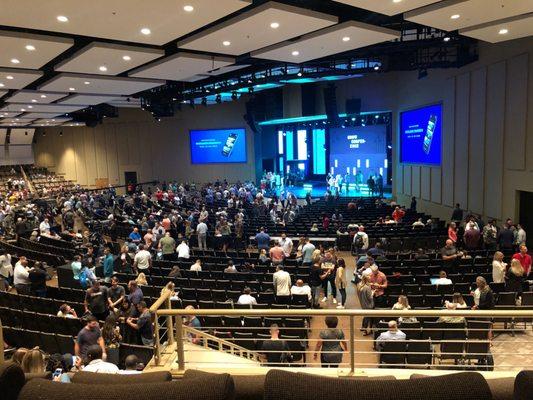 Inside main auditorium "Conference"