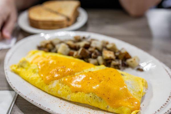 Crab Explosion Omelette ($22)