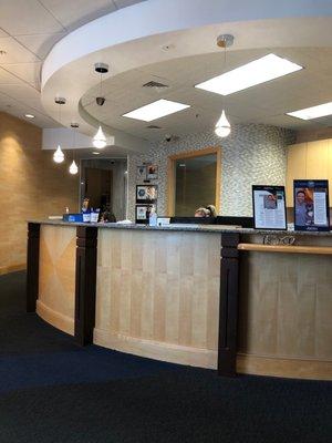 Front Desk at the West Boca Eye Center!