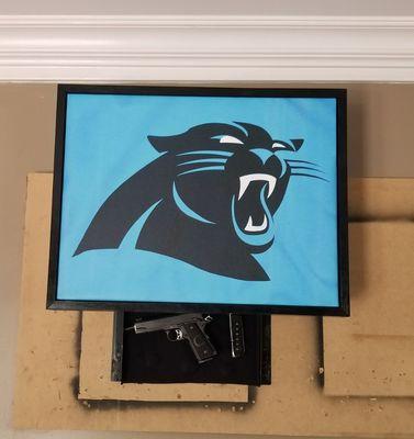 Carolina Panther Hidden Compartment Canvas.