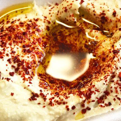 Excellent hummus at Arax with just the right amount of that light, whipped quality I look for