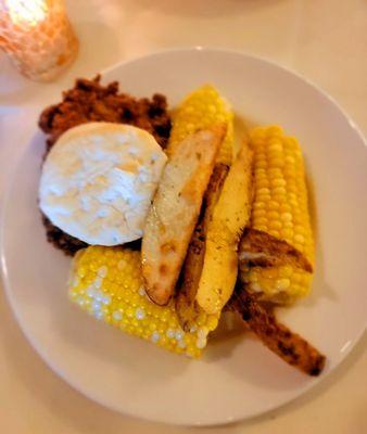 Wurlitzer Events Wild West BBQ Dinner Series  Honey Fried Chicken, Biscuits, Corn, Potato Wedges