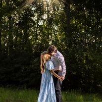 Engagement Photo Session at City Place in Spring