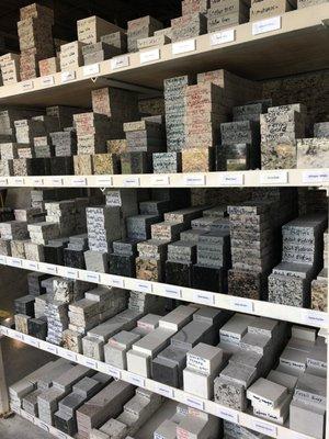 Need a granite sample? We have plenty!