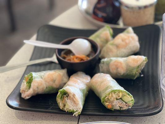 Shrimp & Pork Spring Rolls