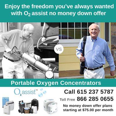 O2 Assist Oxygen Concentrators & Equipment