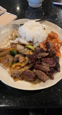 Steak & Shrimp Hibachi Lunch