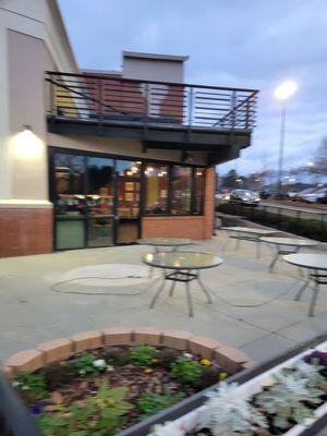 Patio and rooftop