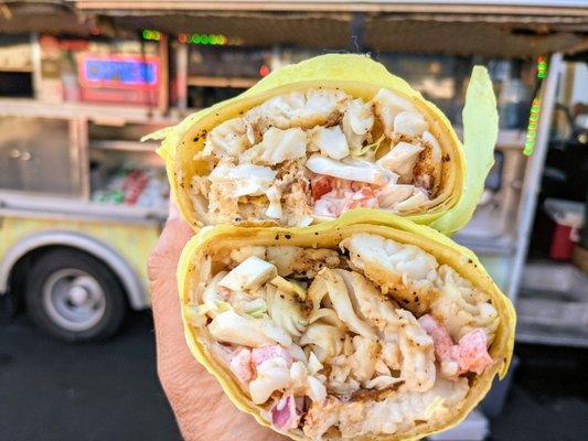 Grilled Fish Burrito