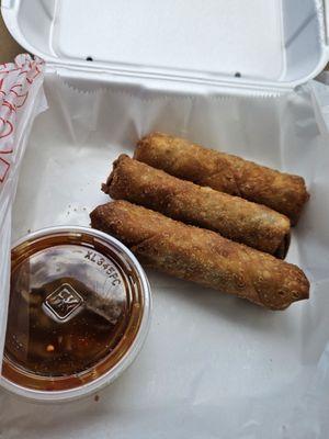 Boudin eggrolls