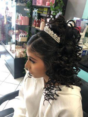 Quinceañera hairstyles