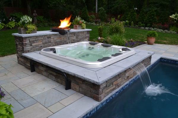 Bullfrog Spas installed by Long Island Hot Tub 1050 Broad Hollow Rd Farmingdale New York 11735 631 465-0175 www.longislandhottub.com