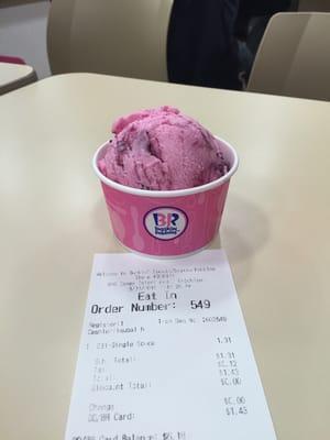 $1.31 tonight for frozen Greek yogurt ~ well at least before the sales tax!