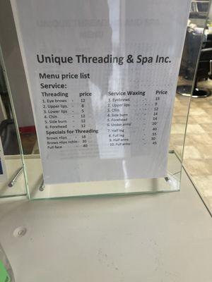 Unique Threading & Spa