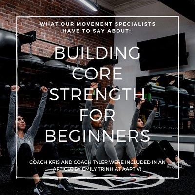 Read Building Core Strength for Beginners: https://aaptiv.com/magazine/core-strength-beginners-get-started