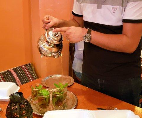 Hot Moroccan Mint Tea