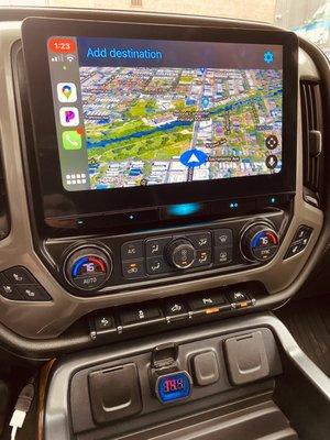 2018 Chevy pick up 10 inch screen upgrade