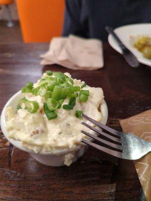 Smaller side of potato salad now.