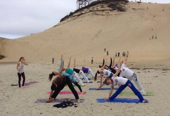 Teaching Yoga for Brazilian Martial Art students.(Capoeira)