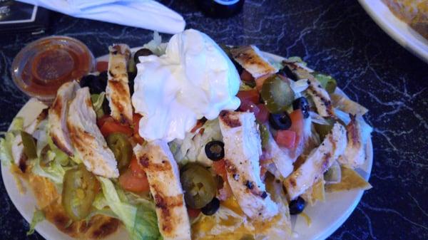 Amazing chicken nachos