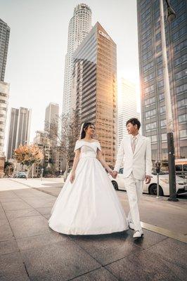 Engagement Shoot in Downtown Los Angeles