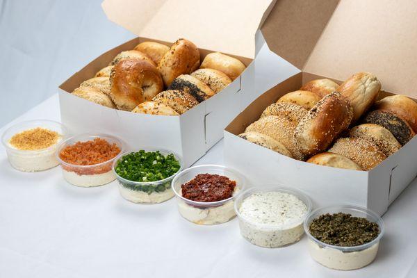 bagel boxes and schmears