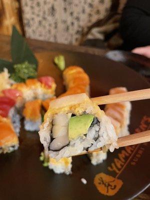 Yankee Roll - Spicy white tuna , avocado