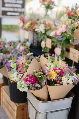 Fawn at Sego Lily Farms grows her own bouquets all summer long!