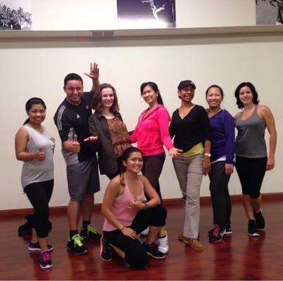 Fun Zumba dancers