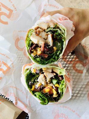 Bbq Ranch Chicken wrap!