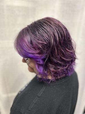 fashion color- purple and magenta