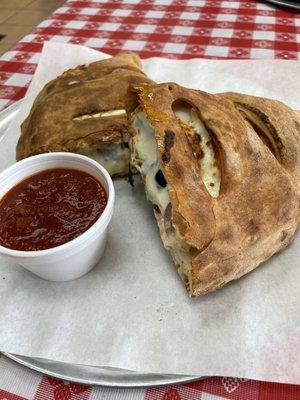 BBQ B.B.Q. Chicken Calzone