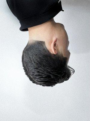 Men's modern classic haircut