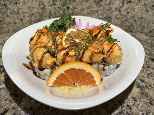 Salmon Volcano Roll (Off Menu)