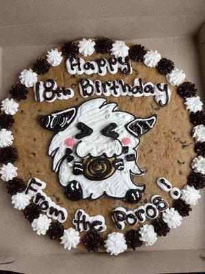 16' cookie cake