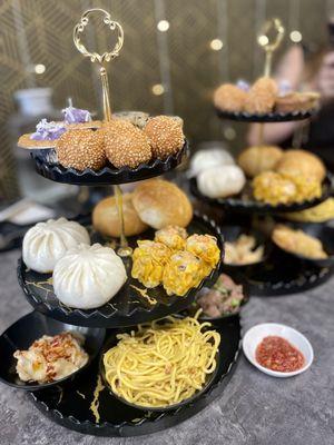 Dim sum assortment