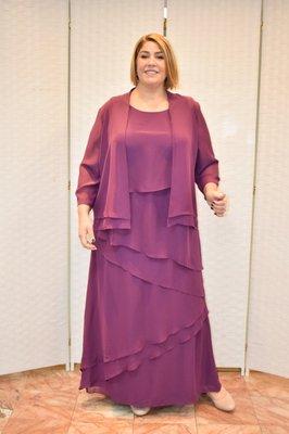 Plus Size Mother of The Bride Dress