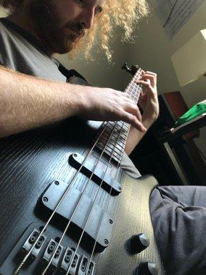 Bass Lessons Unlimited founder and instructor Riley Hagan