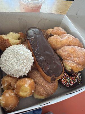 Half dozen mixed donuts