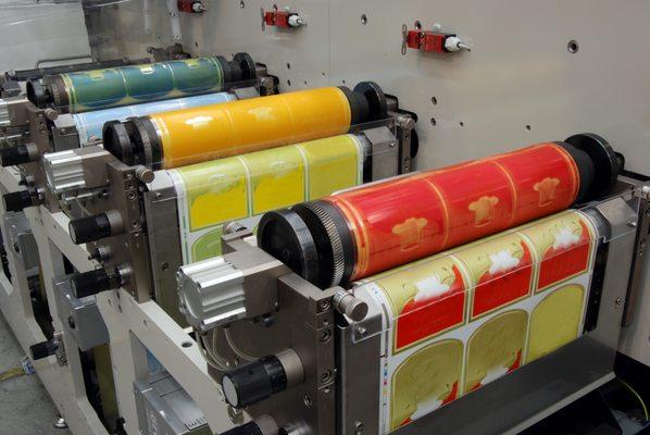 Label Printing 4 Color Flexo Label Press