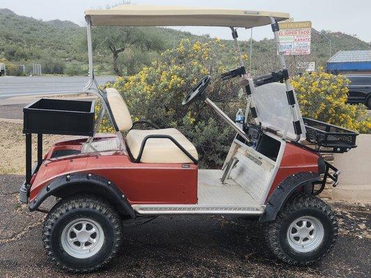 Cartz Partz customized golf cart