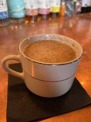 Hot Buttered Rum - dark rum/house-made butter batter *contains dairy